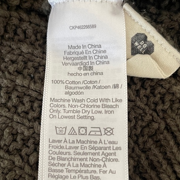 Madewell Ribbed Bobble Knit Oversized Cardigan Sweater Dark Green Women’s XS - Picture 6 of 8